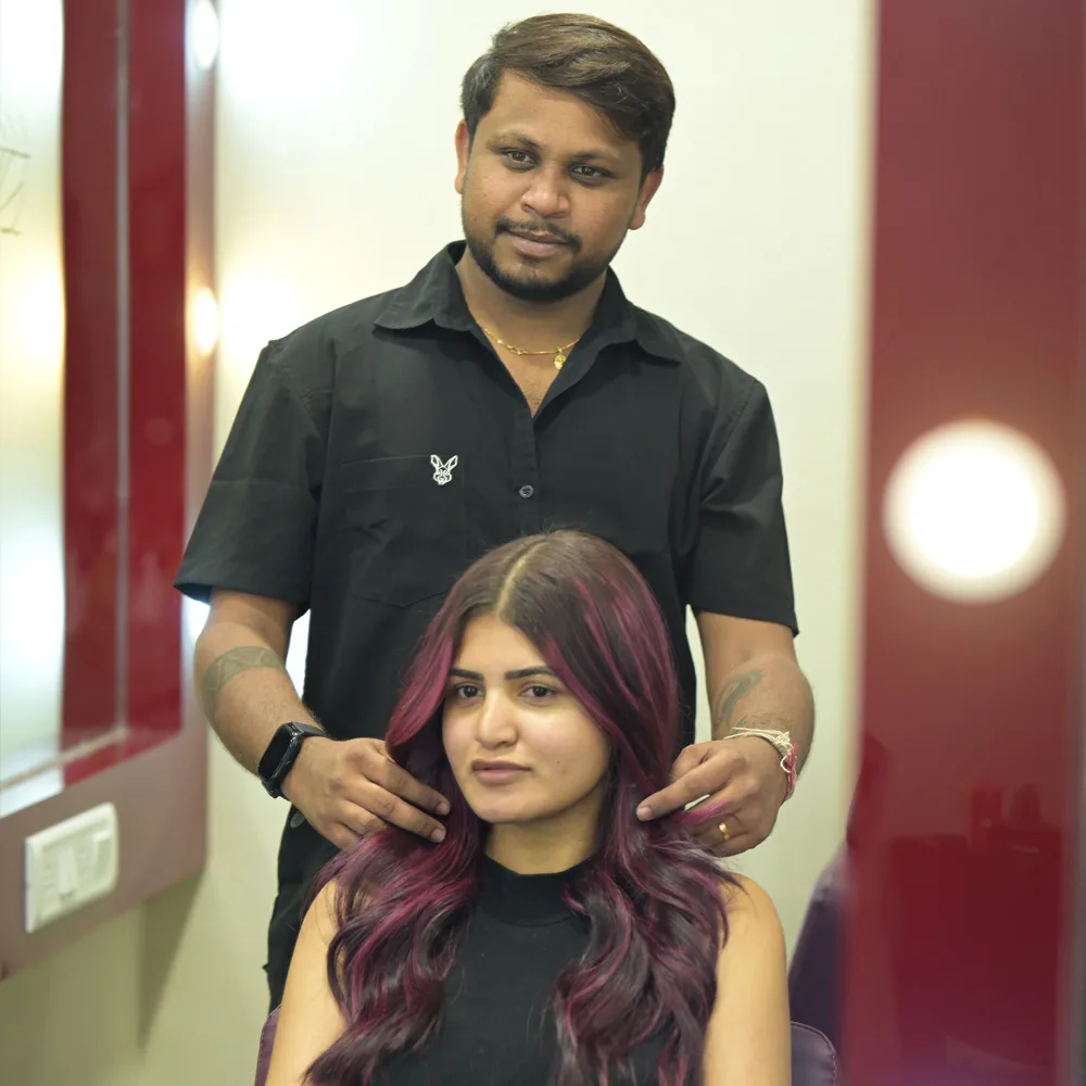 beauty and grooming in best hair salon in vijaywada