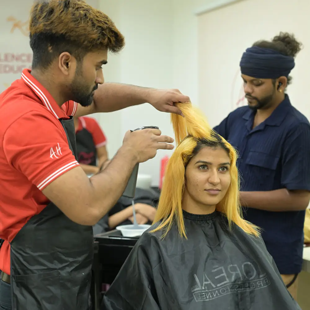 hair coloring and chemical treatments course in hyderabad