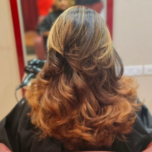 Get the Latest butterfly haircut in miyapur at Amjad Habib Salon